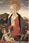 Alessio Baldovinetti The Virgin and Child (mk05) oil painting on canvas